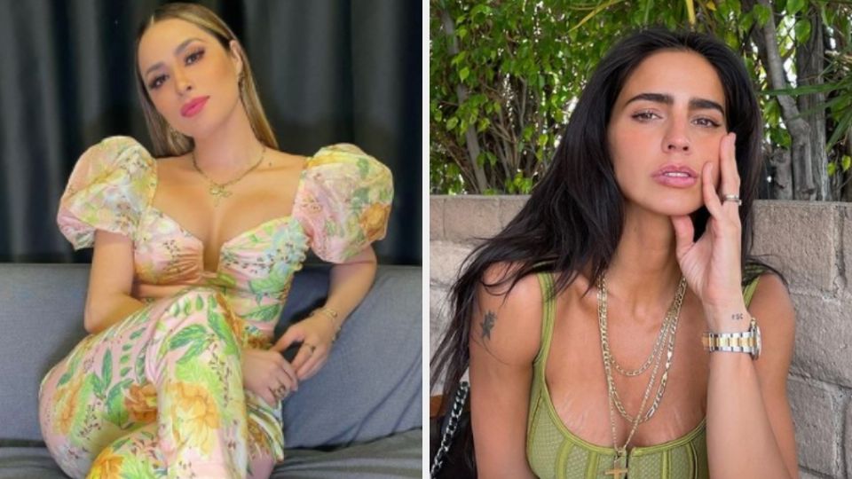 Cynthia Rodríguez opaca a Bárbara de Regil con mini vestido naranja. Foto: Instagram