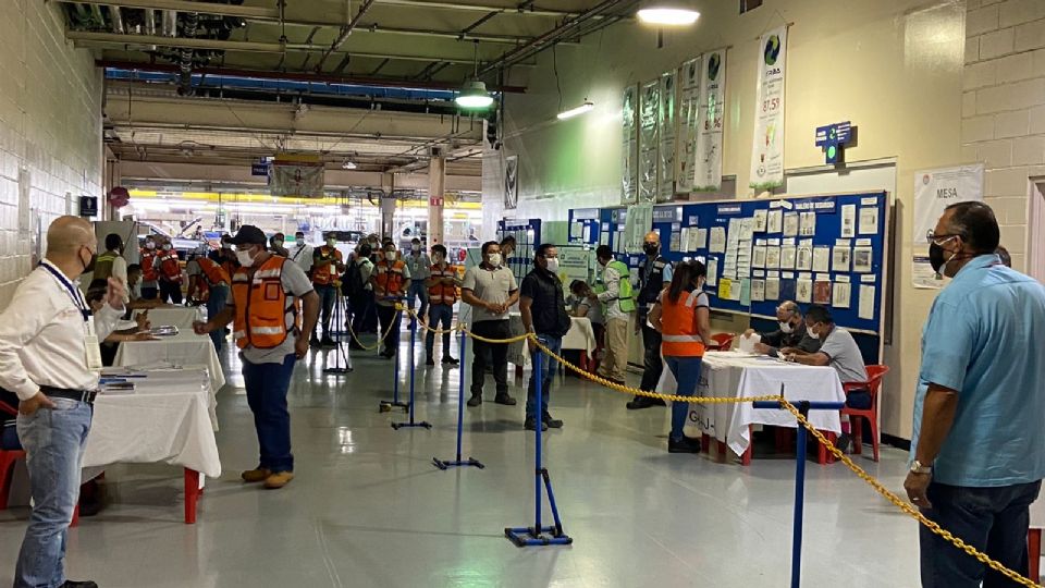 Trabajadores de la compañía mostraron un alto interés por ejercer su voto.