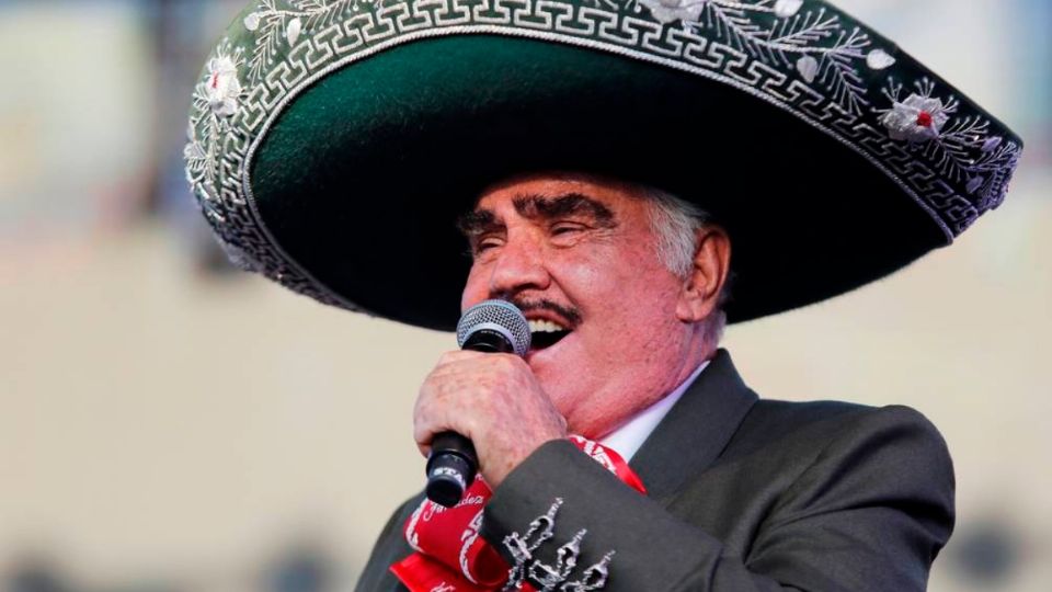 Vicente Fernández, famoso cantante mexicano. FOTO: EFE.