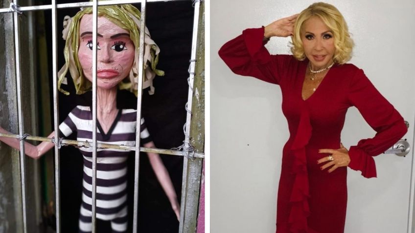 Laura Bozzo es convertida en piñata y la meten a la cárcel: FOTO