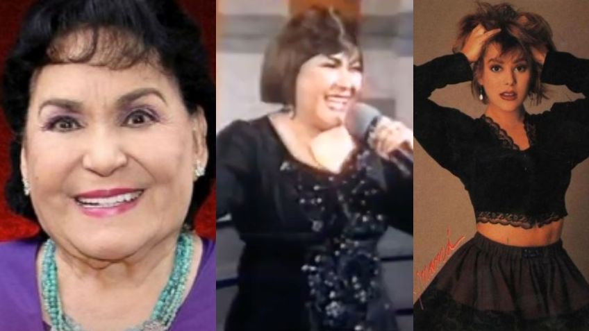 Así lucía Carmen Salinas cuando imitaba a Alejandra Guzmán | VIDEO