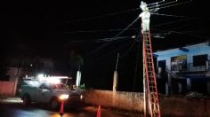 Puebla resiente los efectos de "Grace"; hay poblados sin luz y se registran lluvias intensas