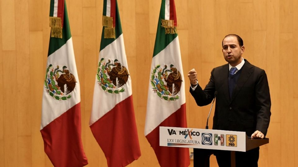 Marko Cortés habló con El Heraldo de México sobre temas de relevancia nacional 
FOTO: Leslie Pérez