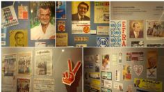 Historia de las campañas electorales: Esta exposición tiene carteles, plumas y hasta polémicos debates