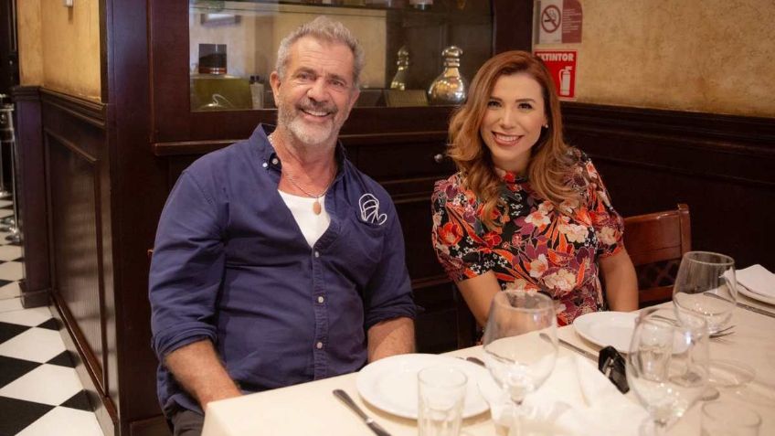 Marina del Pilar Ávila se reunió con el actor Mel Gibson