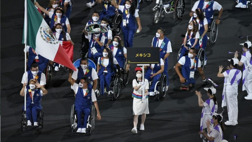 México desfiló en la inauguración de los Paralímpicos Tokio 2020
FOTO: Twitter