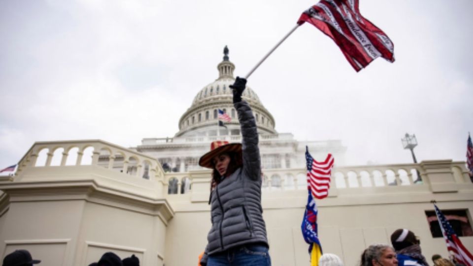 Los seguidores de Trump buscaban frenar la ratificación del triunfo electoral de Biden. Foto: Getty Images
