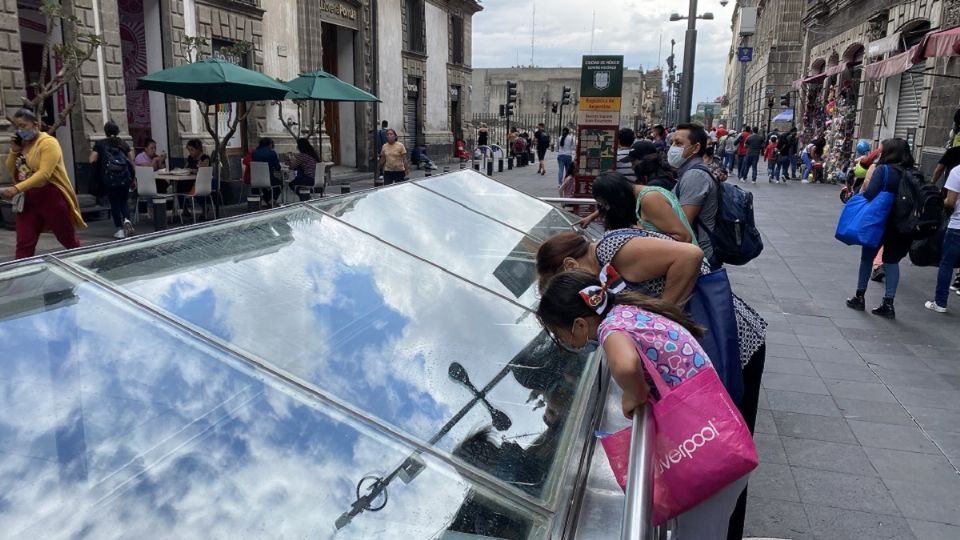 Por los 500 años de la conquista se recuperó las ventanas arqueológicas del centro y guía para conocer la antigua Tenochtitlan. Foto: Especial