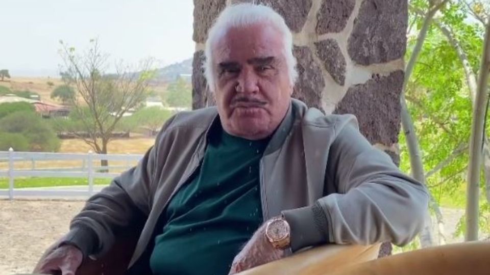 Vicente Fernández fue hospitalizado el pasado 8 de agosto en Guadalajara. FOTO: Instagram