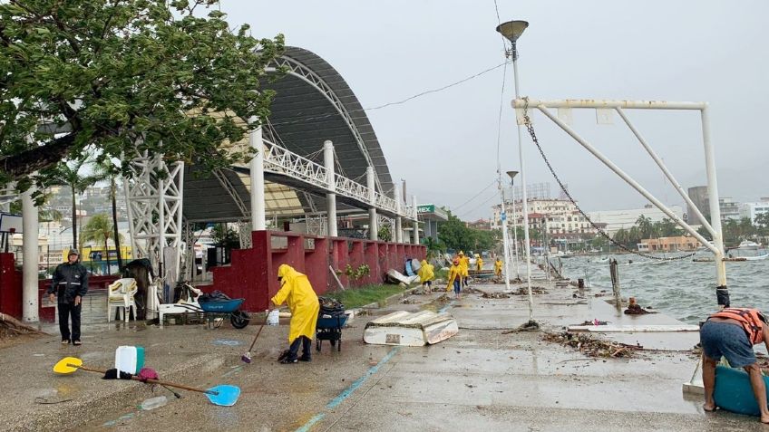 Huracán "Nora" deja daños en Guerrero; Acapulco, el más afectado