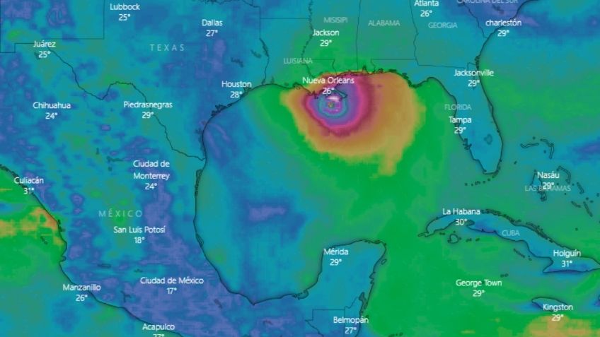 Huracán Ida se mantiene en categoría 4 al norte del Golfo de México; sigue su trayectoria EN VIVO