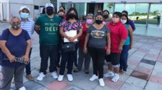 Trabajadores de Bienestar Social en Tamaulipas protestan por despido injustificado