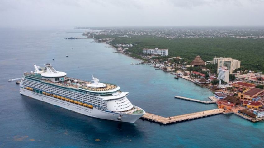 Con medidas de protección sanitaria se reactivó el turismo de cruceros en Quintana Roo