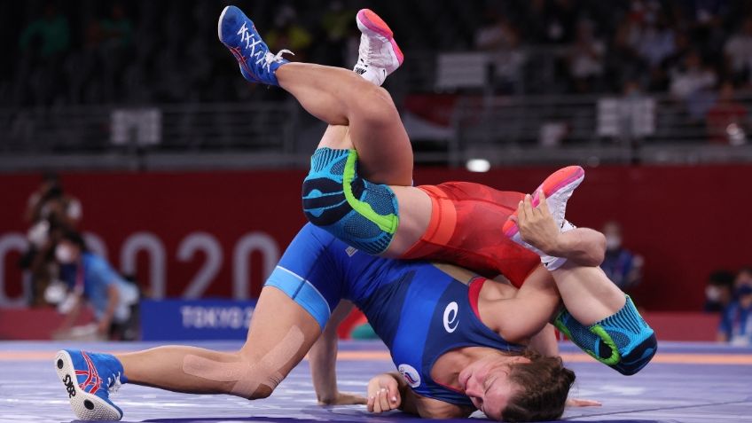 Jane Valencia cae ante la rusa Valeria Koblova en la competencia de lucha olímpica | Tokio 2020