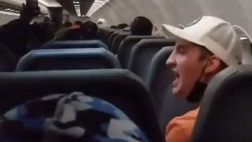 Pasajero violento es atado con cinta adhesiva durante vuelo en Estados Unidos | VIDEO