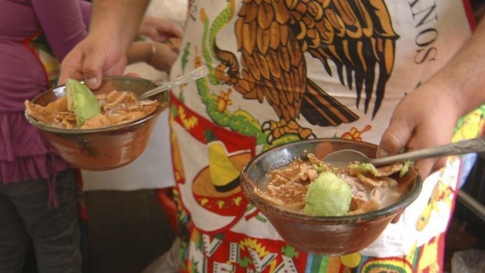 El pozole es uno de los platillos tradicionales de México. Foto: Cuartoscuro