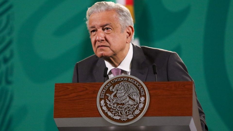 El presidente López Obrador en la Conferencia Mañanera de Palacio Nacional 
Presidencia