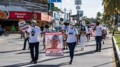 Red de Desaparecidos en Colima marchan para exigir a las autoridades el regreso de su familiares