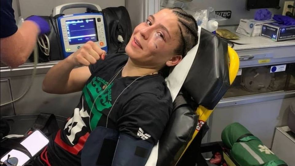 La boxeadora mexicana perdió su pelea  en las tarjetas ante Amanda Serrano (Foto: Especial)