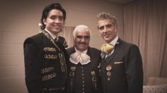 Alejandro FERNÁNDEZ ensaya canción con su HIJO que sólo canta con don VICENTE Fernández: VIDEO