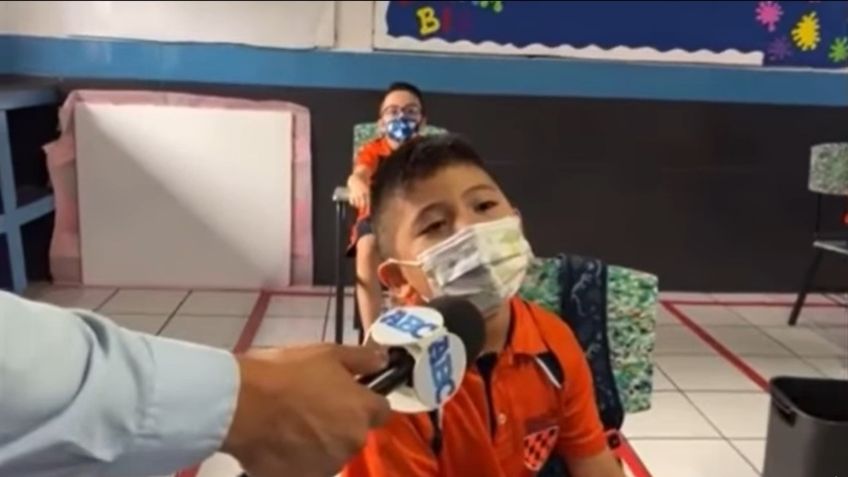 “Estos no son mis amigos”: Niño se vuelve viral durante el regreso a clases por sincero | VIDEO