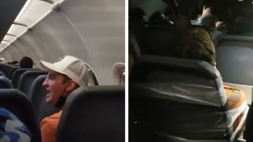 Acosador de azafatas termina amarrado a su asiento en pleno vuelo: VIDEO