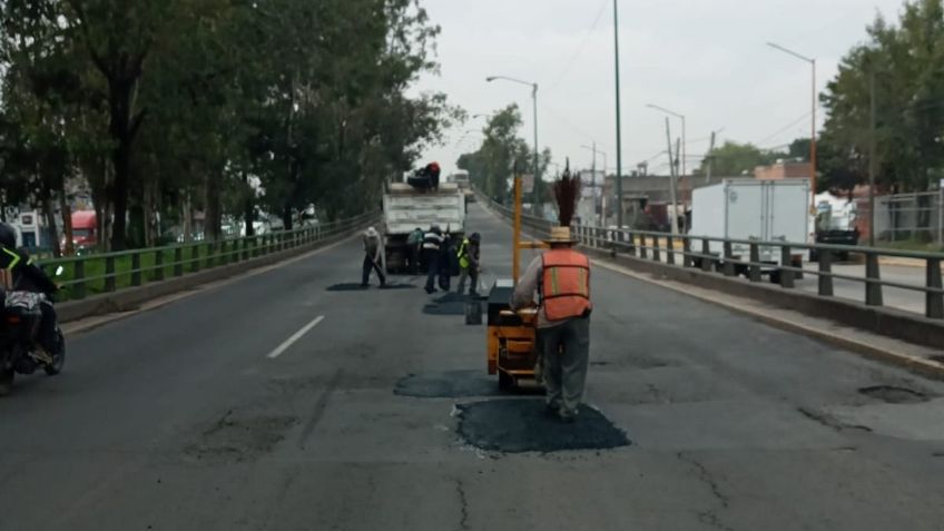 Tlalnepantla continuará bacheo en vías secundarias hasta fin de trienio