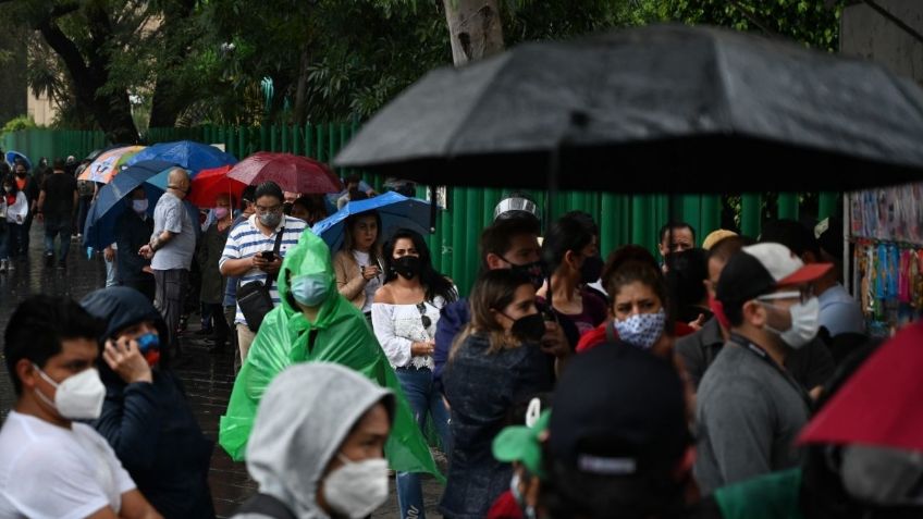 Clima en México: CDMX amanece con lluvias; todo el día habrá chubascos