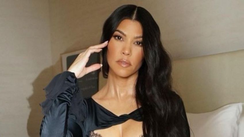 Kourtney Kardashian luce corte de pelo que le hizo su novio con atrevida FOTO en topless