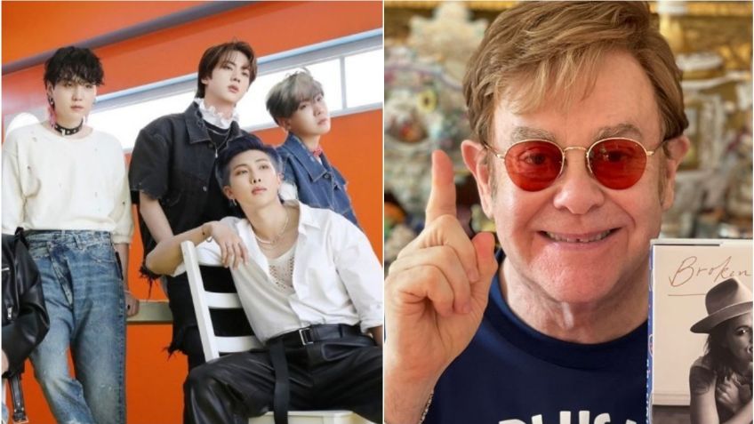 Elton John cumple reto de BTS al cantar "Permission to Dance" y enloquece al ARMY