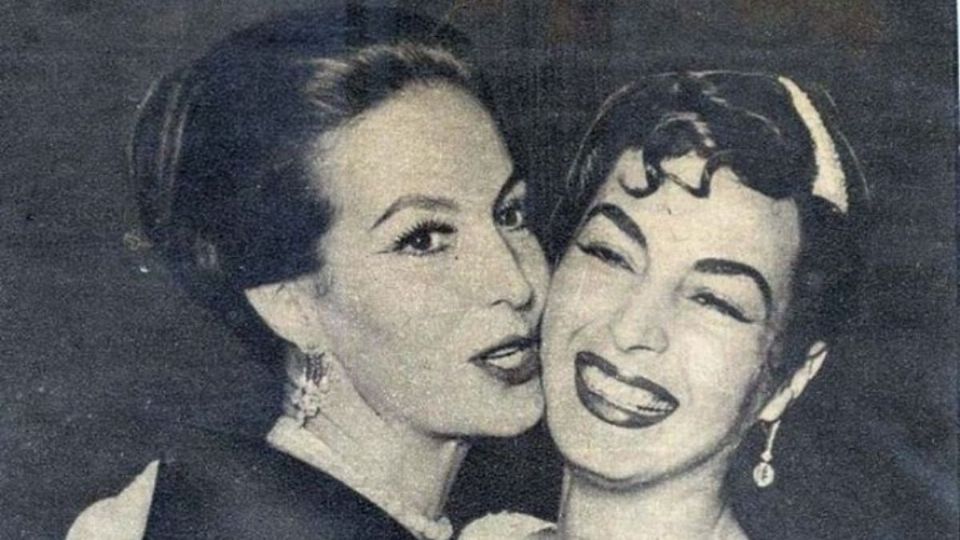 María Félix y Elsa Aguirre. Foto: Especial