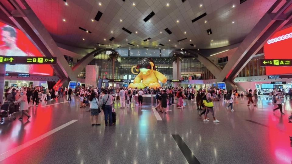 Así luce el Aeropuerto de Doha, situado en la capital de Qatar. Foto: @he_koh