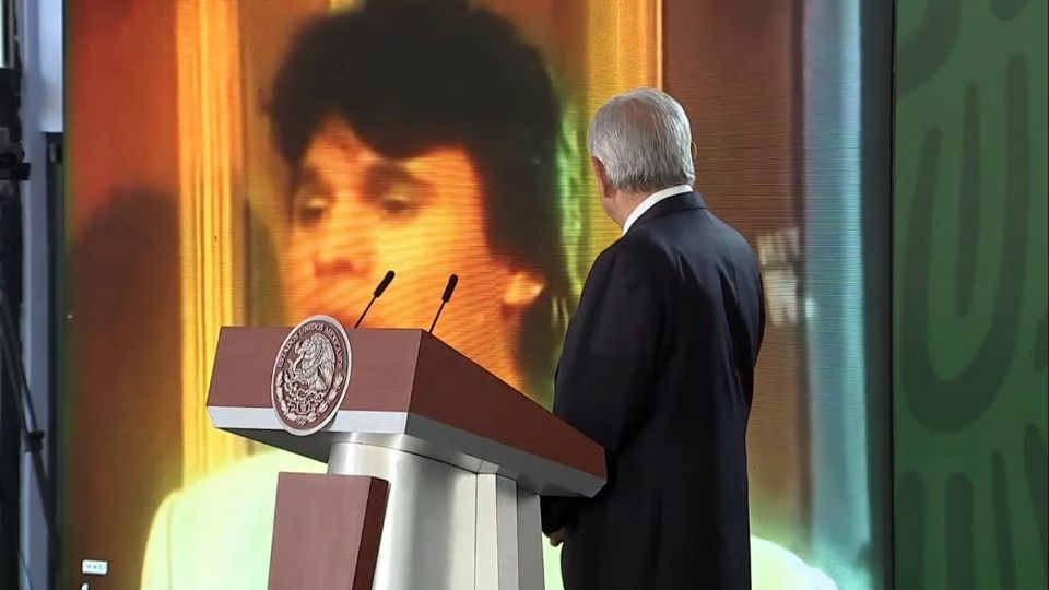 López Obrador recordó a Juan Gabriel en la Mañanera de Ciudad Juárez, Chihuahua 
FOTO: YouTube