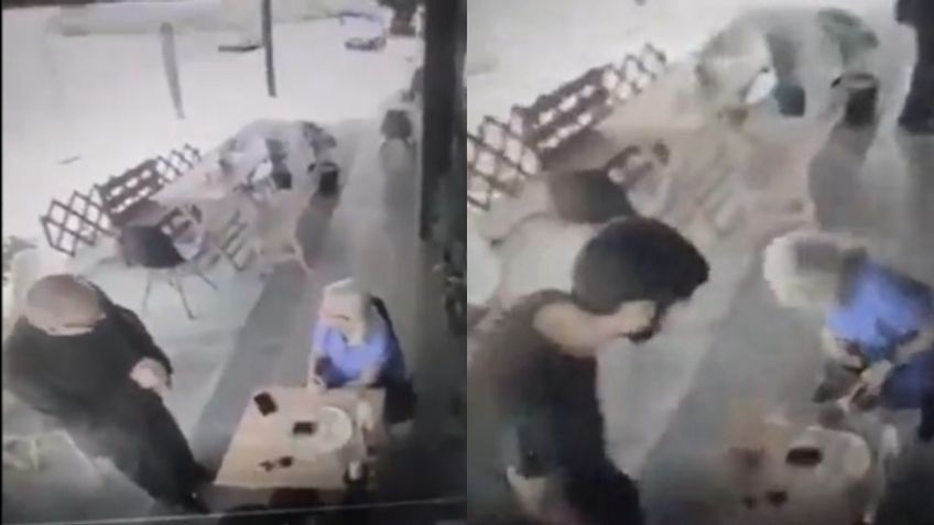 ¡Que lo perdone Dios! Cura es captado robando celular a turista en Playa del Carmen | VIDEO