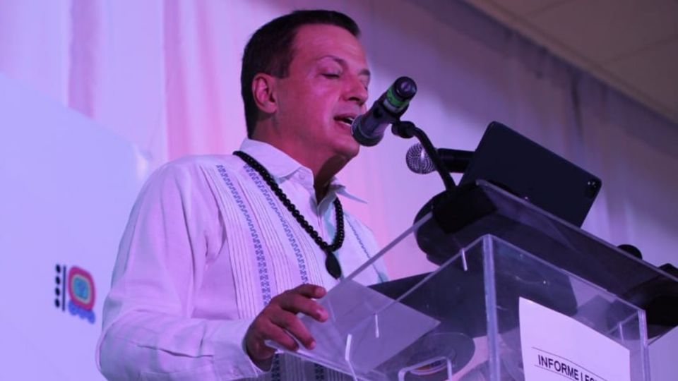 El diputado federal Luis Alegre Salazar rindió su tercer y último informe de labores como legislador. Foto: Especial