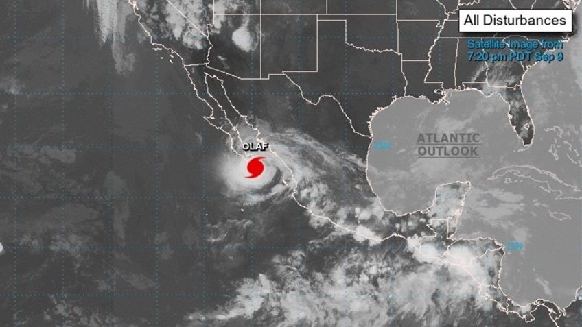 Huracán Olaf: Sigue EN VIVO el minuto a minuto de su trayectoria por México | MAPA