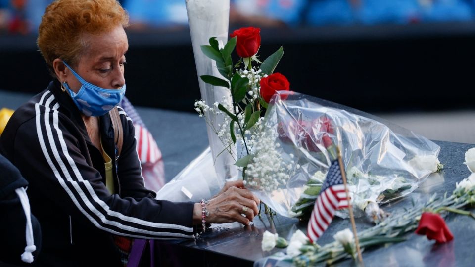 La ceremonia se realizó donde estaban las Torres Gemelas Foto: AFP