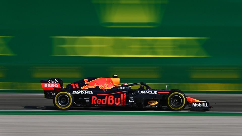 El auto número 1 del mexicano Sergio Pérez. Foto: Twitter Red Bull Racing