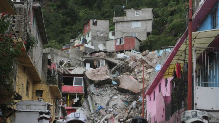 Aprueba Tlalnepantla apoyos por 9 millones de pesos a los damnificados del cerro del Chiquihuite