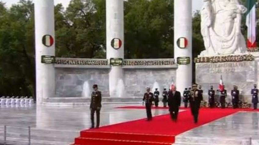 AMLO encabeza conmemoración por el 174 Aniversario de la Gesta Heroica de los Niños Héroes