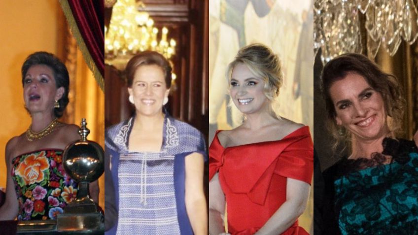 De trajes típicos a vestidos de gala: los outfits de las primeras damas en el Grito de Independencia