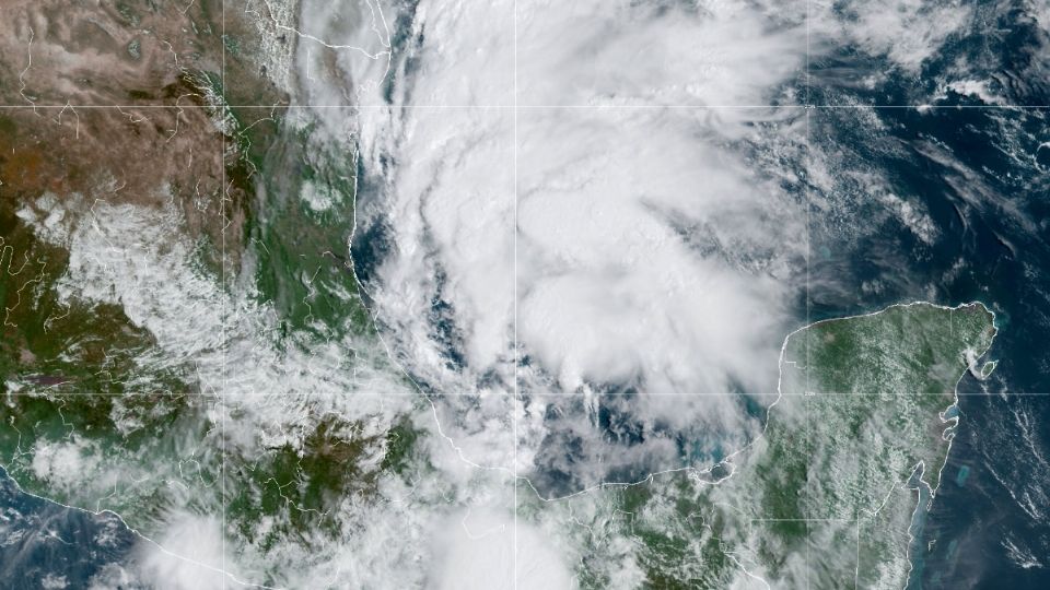 Tormenta tropical Nicholas. Foto: Especial / TW @InfoMeteoro
