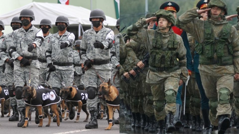 Elementos del Ejército de Rusia participarán en el desfile militar. Foto: Cuartoscuro | AFP