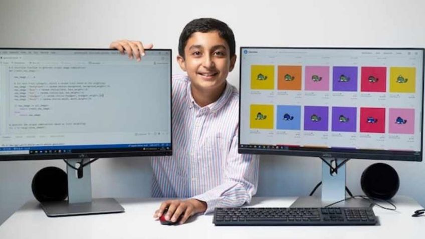 Niño de 12 años gana 7.9 millones de pesos por vender arte digital desde su habitación