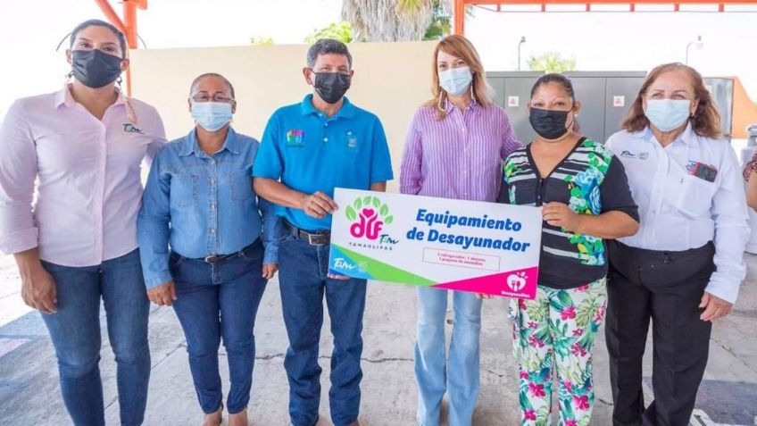 DIF Tamaulipas entrega apoyos alimentarios en zona rural