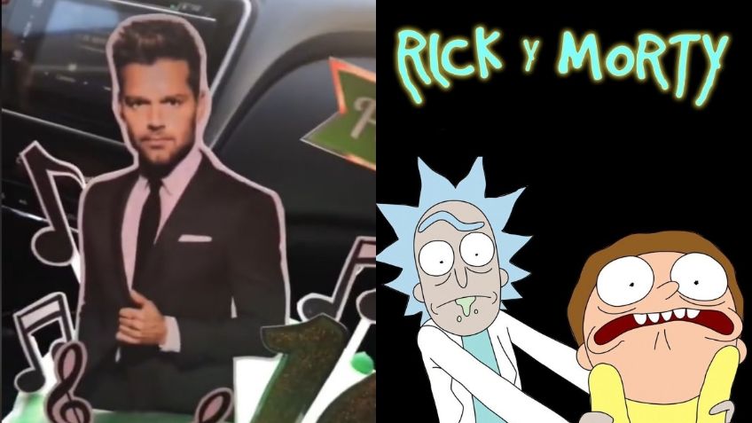 Por confusión, joven recibe pastel de cumpleaños de Ricky Martin; lo quería de "Rick y Morty" | VIDEO