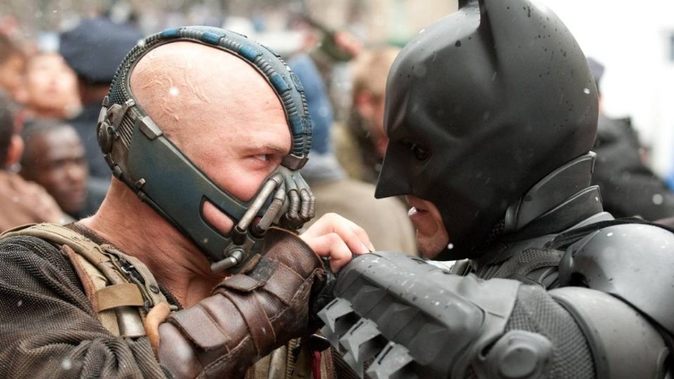 Tom Hardy en 'Batman: El caballero de la noche asciende'. Foto: Especial