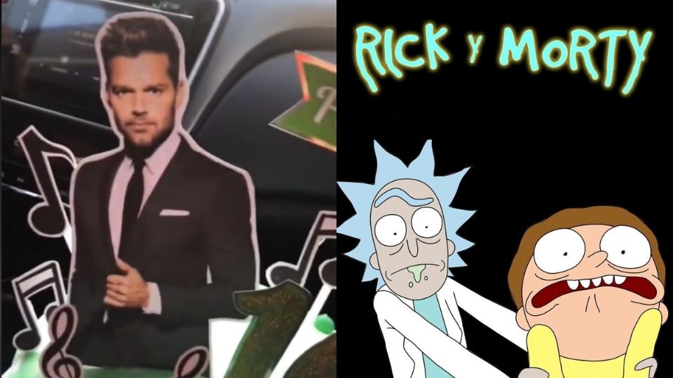 RICKY MARTIN o ¿'Rick y Morty?'. Foto: Captura/Video