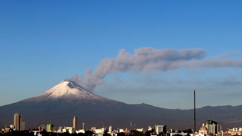 Volcán Popocatépetl: Reportan caída de ceniza en estos municipios del Edomex