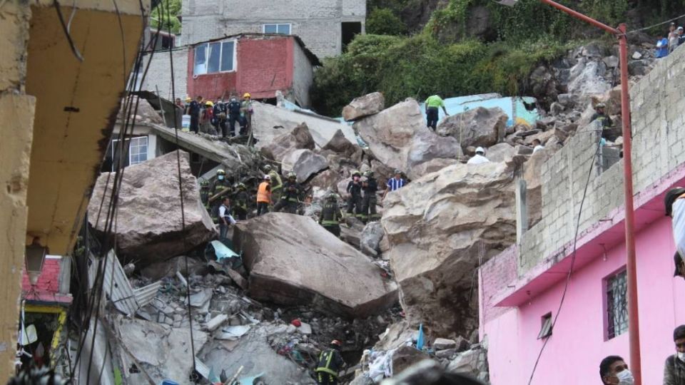 Gobierno federal activa Declaratoria de Emergencia en cerro del Chiquihuite (Foto: Especial)